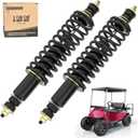 10L0L Golf Cart Shocks Absorber Front or Rear with Heavy Duty Coil Springs for EZGO Medalist TXT 1994+ Newer Gas & Electric Golf Carts, Replaces OEM# 76418-G01,70928-G01,70248-G01,70324-G01,76419-G01 (Black)