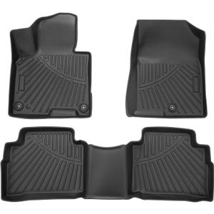 Powerty Floor Mats for 2023-2025 2026 Kia Sportage (Non-Hybrid) Accessories All Weather Floor Liner 3D TPE 1st & 2nd Row Floor Mat Heavy-Duty Floor Liners
