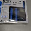 Motorola Solutions, Portable FRS, T270TP, Talkabout, Two-Way Radios, Rechargeable, 22 Channel, 25 Mile, Black W/ Blue, 3 Pack
