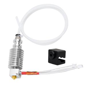 Assembled V5 J-Head Hotend Kit 12V 40W with 0.4mm Nozzles+Silicone Sock, 1.75mm Filament Extruder Hot end Compatible with Anycubic i3 Mega Hotend Series for 3D Printer Accessories