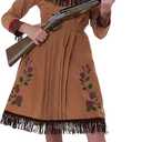 California Costumes Girl's Annie Oakley Costume (Large.10-12, Tan)