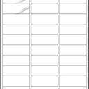 Methdic Address Labels 1" x 2-5/8" 900 Labels Sticker Paper for Laser/Ink Jet Printer Mailing Labels 8.5"11" White 30 per Sheet (1" x 2-5/8"(30-UP))