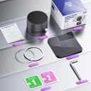 2025 Upgraded Vacuum Magnetic Suction Phone Holder for Your Car, 360 Adjustable Suction Cup Phone Mount, Vacuum Phone Holder Magnet Grip for MagSafe iPhone 17 Pro Max /17Air/16/15/14/13/12