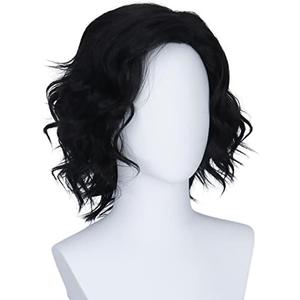 Yan Dream Black Curly Wig Men Short Hair Wig Halloween Male Cosplay Costume Party Accessory Yan Dream Black Curly Wig Men Short Hair Wig Halloween Male Cosplay Costume Party Accessory