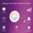 Philips LED Retrofit Downlight, 12 Lights, 5/6-inch, EyeComfort, Easy to Install, 5 CCT Settings, Soft White Light to Daylight, Dimmable, IC Rated, Long Lifetime, CRI 90