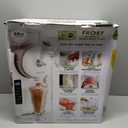 GreenPan Frost Ice Cream Maker & Slushie Machine, Mixing Bowl included, Soft Serve, Sorbet, Margaritas, Milkshakes, Frozen Yogurt, No Pre-Freezing, Ready in 15 Mins, 6 Modes, Self-Cleaning, Cream