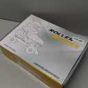 Roller Skates for Kids Boys Girls Toddler Ages 3-12, Adjustable 4 Sizes for Kids and Youth Teen with Light Up Wheels, Quad Red Roller Skates for Sports, (Size Youth 4Y-7Y)