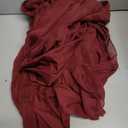 Wedding Arch Draping Fabric, 1 Panel 18FT Burgundy Sheer Backdrop Curtain Chiffon Fabric Drapery Voile Scarf Draping Panels for Wedding Archway Ceremony Curtain Valance Party Decoration