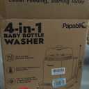 Papablic Bottle Washer Pro, Bottle Washer & Sterilizer & Dryer, 4-in-1 Sanitizer for Bottles, Pump Parts, C-Section& Baby Essentials - Quick & Clean with 60 Detergent Tablets
