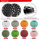 DT-DIATOOL Diamond Floor Polishing Pads Resin Bond Terrazzo Floor Diameter 4 Inch Grit 50 Pack of 6