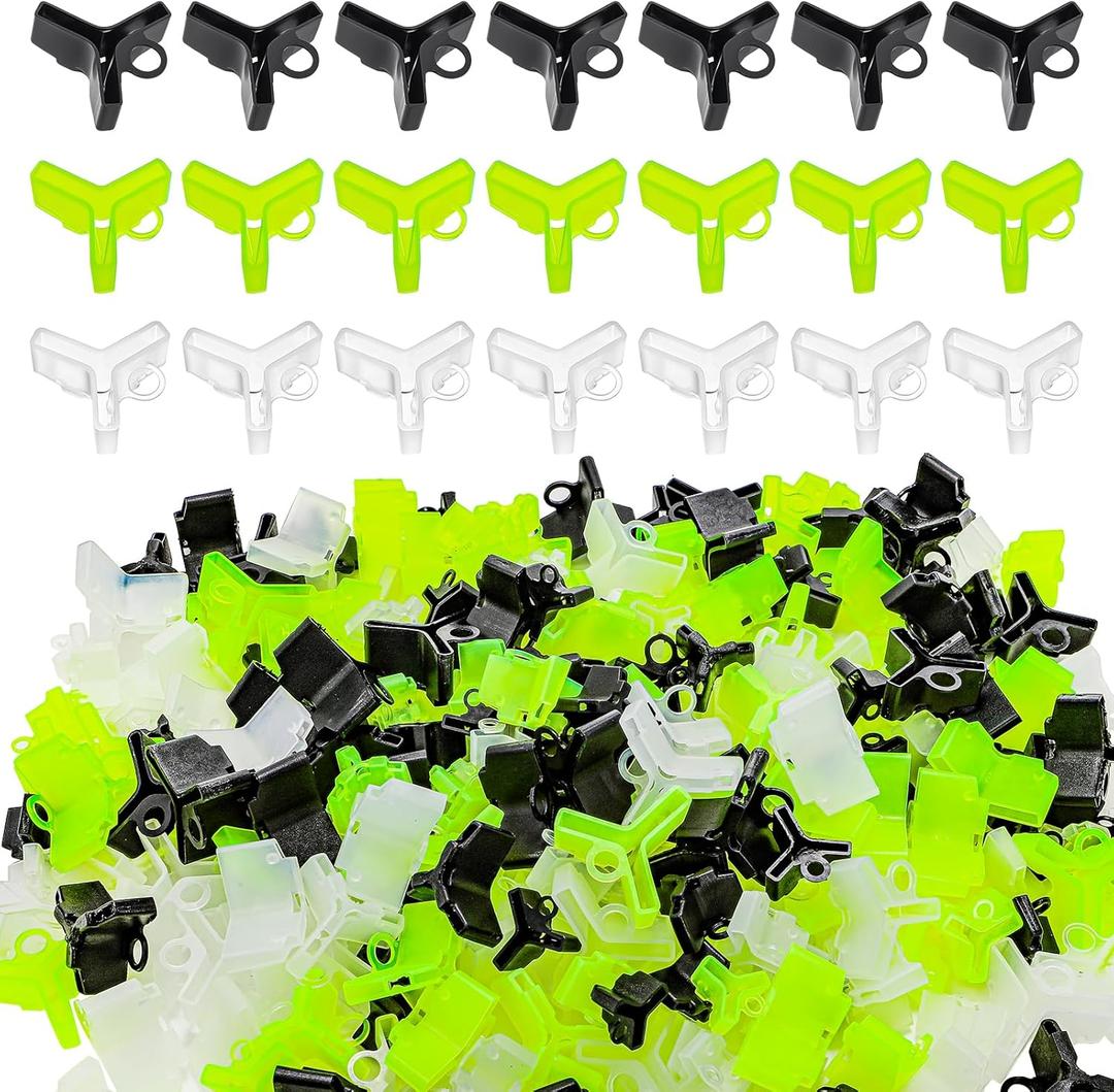ZENFUN 300 Pcs Treble Hook Covers, Fishing Hooks Protector Assorted Sizes, Bulk Treble Hooks Bonnets, Fish Hook Guard Safety Cap Protector, 5 Sizes