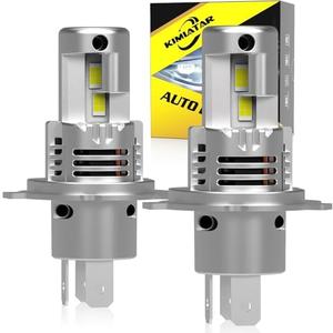Amazon.com: KIMLATAR Latest H4 Light Bulbs,Super Bright Upgraded 900% 50000LM Brightness,1:1 Halogen Mini Size, 10-Year Lifespan, Plug and Play, H4/9003 Fog Bulbs,Pack of 2 : Automotive