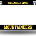 Rico Industries NCAA Standard Black Chrome Frame with Decal Inserts 12" x 6" Car/Truck Auto Accessory