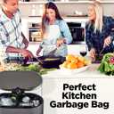 30-33 Gallon Clear Trash Bags Heavy Duty (250 COUNT) - Clear Recycling Garbage Bags 30+ Gallon, 32 Gallon - Made in USA