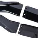 MUCO 3PCS New Front Bumper Front Lips Compatible with Infiniti Q50 Sport 2018 2019 2020 2021 2022 2023 Car Front Spoiler-Gloss Black Sport Front Spoiler Only Q50 Sport
