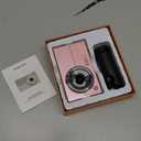 Student Digital Cameras for Children Photo 4k Campus Photography Portable Travel Entry Level Affordable Camera Z19 16X Zoom 68MP, Pink