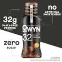 OWYN Only What You Need Pro Elite Chocolate Flavored Protein Shake, 32g Protein, 0g Sugar, High Protein, Dairy Free, Gluten Free, Plant Based Protein Drink, 12 Count BBD 07/10/2027