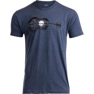 Guitar Player Tee Shirts | Acoustic, Electric, Rock, Bass, Banjo, Ukelele Guitarist Music T-Shirt for Men Women (XX-Large)