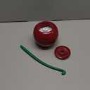 Cherry Shape Toilet Brush - Standing Toilet Brush Set - Compact Household Bathroom Cherry Brush (Red Brush)