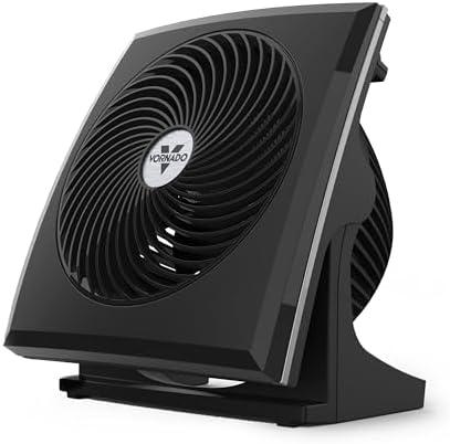 Vornado 573T Small Room Air Circulator Fan with Pivoting Head, Easy Clean Removable Grille, 3 Speed Settings, Black