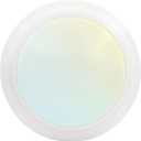 LUXRITE 6 Inch LED Disk Lights, Dimmable Flush Mount Ceiling Light, 5CCT Selectable 2700K 3000K 3500K 4000K 5000K, 12.5W, 1000LM, Surface Mount Light Fixture, Damp Rated, Energy Star, ETL (White)