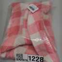 Malier Classic Plaid Fleece Dog Coat Jacket with Pocket, Windproof Warm Winter Pet Apparel for Small Medium Large Dogs (Pink, Large)