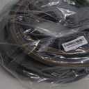 Giraffe Hybrid Garden Hose 5/8" x 50ft, Custom Length, NO Kink, Flexible, Leakproof Hose with Male to Female Fittings, 600 Burst PSI (Black and Orange)