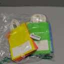 SUNCOLOR 24-Pack Rainbow Gift Bags with Handles, 8" Multi-Color Paper Party Favor Bags for Goodies. Birthdays, Events, Classrooms & Celebrations