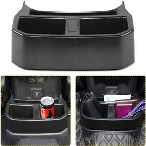 JeCar Rear Cup Holder Floor Console Mounted Drink Holder Rear Seat Storage Organizer Interior Accessories Compatible with Jeep Wrangler 2018-2023 JL Unlimited JeCar Rear Cup Holder Floor Console Mounted Drink Holder Rear Seat Storage Organizer Interior Accessories Compatible with Jeep Wrangler 2018-2023 JL Unlimited