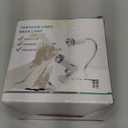 Reptile Heat Lamp with 2 Pcs 50W UVA UVB Light Bulb, 360 Rotatable Basking Spot Light Simulated Sunlight, Dimmable Heating Lamp for Turtle, Lizard, Snake, Beared Dragon, Amphibians