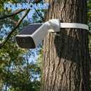 360 Adjustable Wall Mount with Strap for eufy SoloCam S220, eufy Cam S3 Pro, WYZE Cam, Blink Outdoor 4/ 2K+, Blink mini 2/ 2k+, Security Camera Mount Weatherproof Mounting Bracket for Your Camera