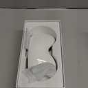 Eye Massager with Heat and Cooling for Migraines  14 Massage Nodes for Eye Strain Relief, Rechargeable Bluetooth Music, Improve Sleep,Eye Strain Relief, Birthday Gifts for Women and Men(White)