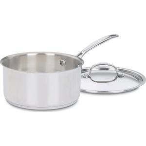 Cuisinart Saucepan w/Cover, Chef'sClassic Stainless Steel Cookware Collection, 3Quart, 719320