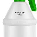 VIVOSUN 0.4 Gallon Handheld Garden Pump Sprayer, 50 oz Gallon Lawn & Garden Pressure Water Spray Bottle with Adjustable Brass Nozzle, for Plants and Other Cleaning Solutions (1.5L Green)