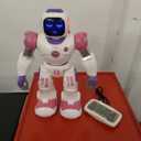 Ruko 1088 Smart Robot Toys for Kids, Large STEM Programmable Interactive RC Robot with Voice Control, App Control, Gifts for Boys & Girls Age 4 5 6 7 8 9, Pink