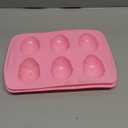 Easter Egg Silicone Molds, 2 Pack Egg Shaped Silicone Molds for Baking, Easter Chocolate Candy Molds, Jello Mould Ice Cube Trays for Jelly Chocolate Jello Making Resin Expoxy (Regular)
