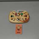 Montessori Toddler Busy Board, Wooden Busy Board with 17 LED Lights Switch, Travel Toys for Toddlers 1-3 Years,Toddler Sensory Boards, Toys for 1 Year Old Girls (Pink Card Set)