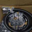 6AN Fuel Line Kit, 6AN Nylon Braided Fuel Line Hose Fitting Kit CPE 20FT Black