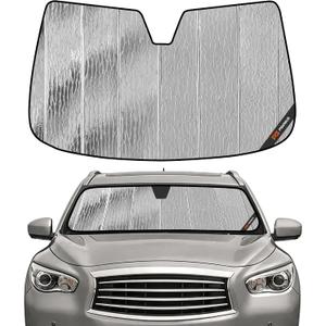 Pigenius Windshield Sun Shade for Infiniti QX60 2014-2021, JX35 2013 Front Window Sunshade - AstraGuard