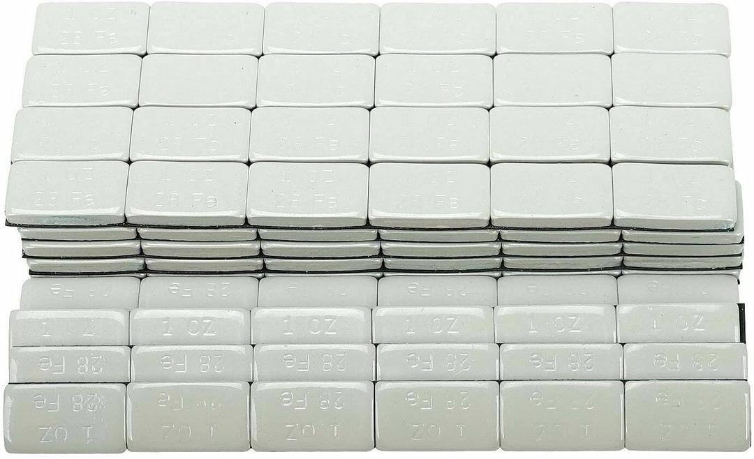 Tire Balancing Wheel Weights Stick-On Adhesive 1 OZ Gray 144 pcs 9 LBS Lead-Free