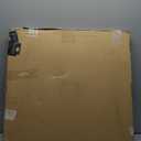 LEIKE Large Wall Clock, 24" Completely Silent, Non Ticking, Battery-Operated,Rustic Round Modern Metal Wall Clock Decor for Living Room, Bedroom and Kitchen, (60cm, Black-Roman Number)