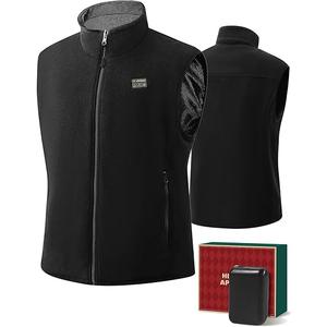 JS LifeStyle Heated Vest Jackets for Men with 16000mAh Power Bank Included, Rechargeable Mens Heated Vest S