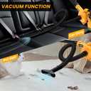 Cordless Leaf Blower for Dewalt 20V Max Battery, Jobsite Air Blower with Brushless Motor,6 Variable Speed Up to 180MPH,2-in-1 Handle Electric Blower and Vacuum Cleaner(Battery Not Included)