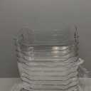 Tiawudi 12 Pack Plastic Storage Bins, Multi-Use Organizer Bins, Pantry Organizer, Clear Storage Containers for Home, Kitchen, Office, Cabinet, Shelf and Fridge Organization