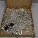 Outdoor Christmas Lights, Christmas Decoration Lights, 320 LED Christmas Tree Toppers String Lights[8 Modes & Waterproof] for Halloween Xmas New Year Holiday (Iron Star-Red & Green)