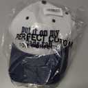 Put It On My Dads Tab Hat, Funny Vintage Trucker Hats Adjustable Cap for Men Women Classic Baseball Cap Navy-Blue (White)
