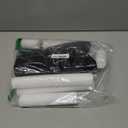 39" Door Draft Stopper - Adjustable Under Door Blocker, Double Sided Weather Stripping for Noise & Dust Proof - Universal Fit (Removable Fabric/Sponge)(Black)