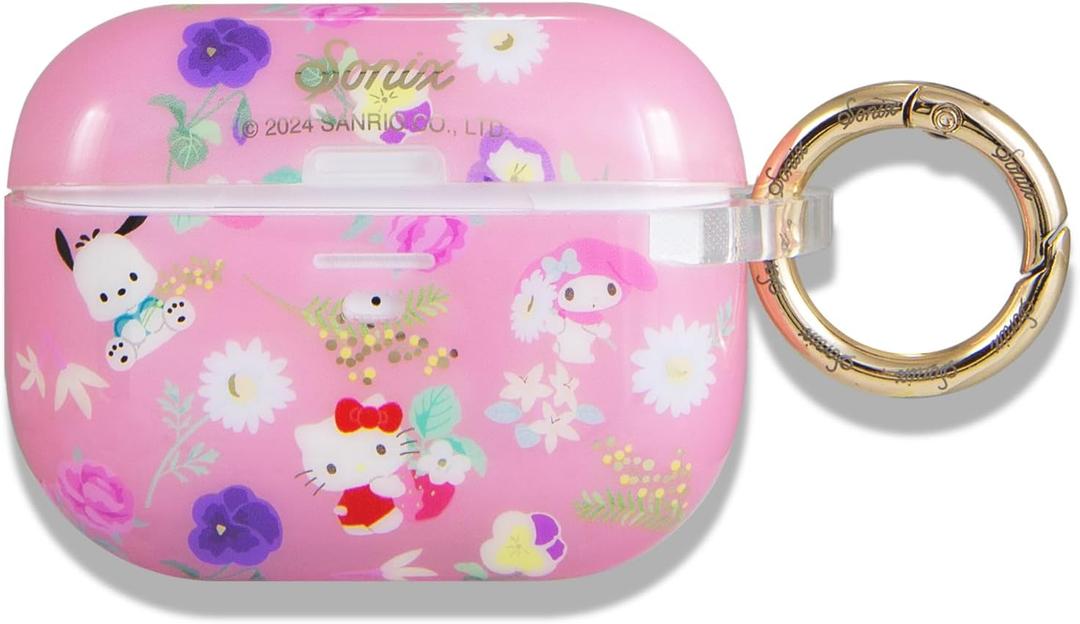 Sonix x Sanrio Cases for AirPods Pro (1st Gen) - Hard Cover, Protective Case for Apple AirPods Pro Gen 1 | HK & Friends Floral