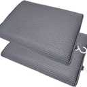 1 Pack Sauna Seat Cushions, ' Waterproof High Resilience Seat Pad for Infrared Sauna, Shower Chair & Spa, Heat Mat Accessories (Gray)