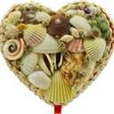 Seashell Women Jewelry Box - Heart Shaped 5x5"